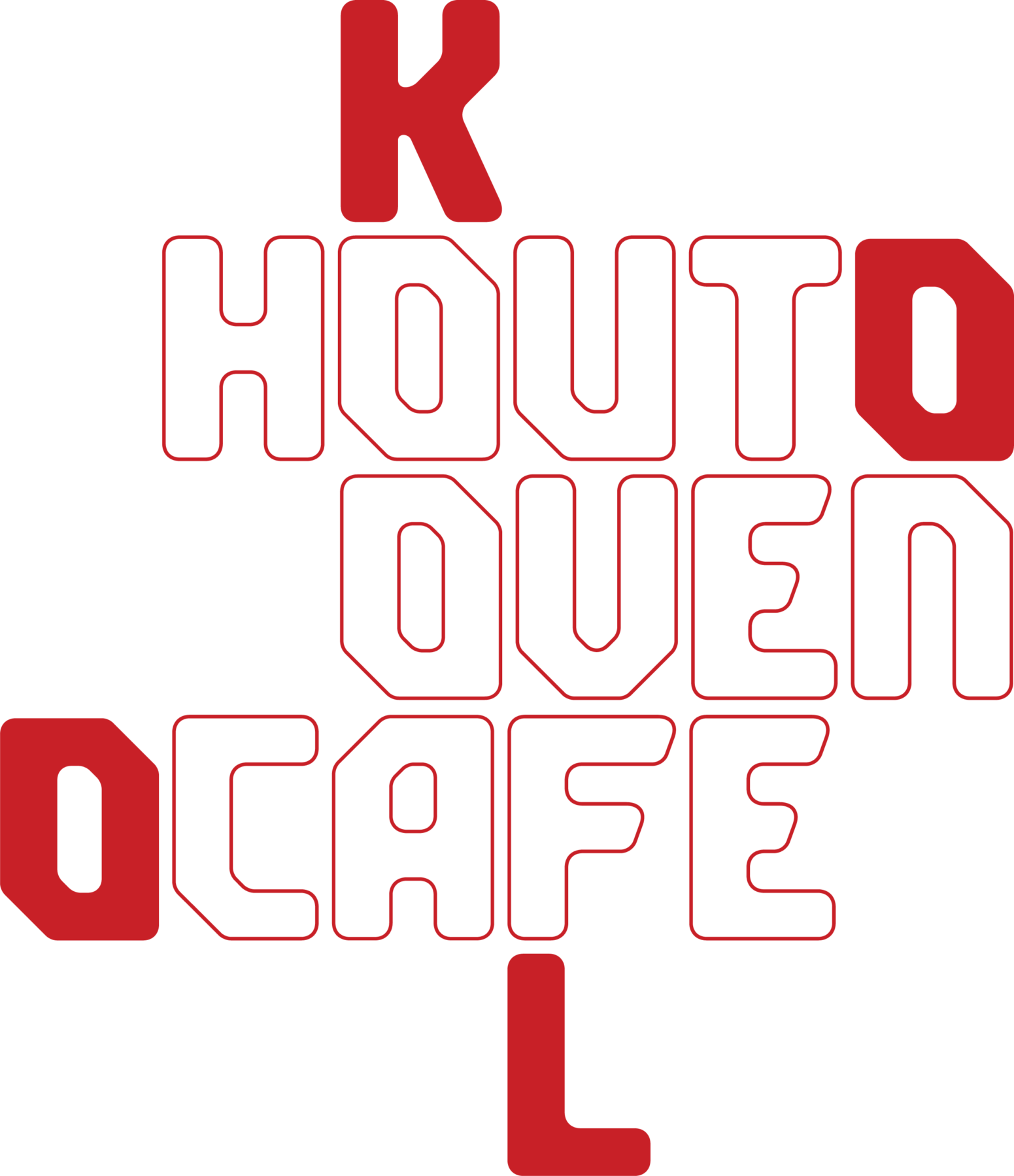 kool houtoven cafe – rood